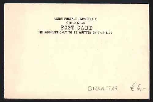 AK Gibraltar, The Rock from the Beach