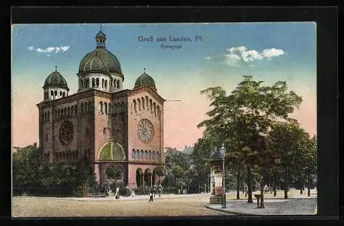 AK Landau / Pfalz, Synagoge