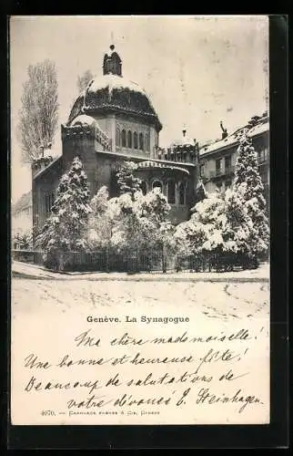 AK Genève, La Synagogue, Synagoge