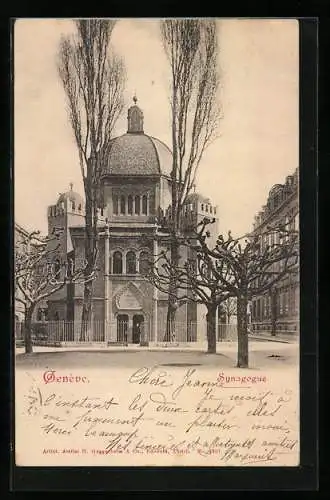 AK Genève, Synagogue, Synagoge