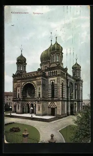 AK Kaiserslautern, Ansicht der Synagoge