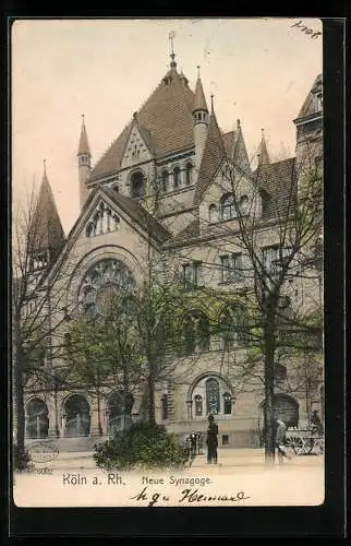 AK Köln-Neustadt, Neue Synagoge