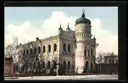 AK Tomsk, La Synagogue hébraique, Ansicht der Synagoge