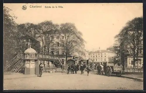 AK Charleroi, entrée de la ville