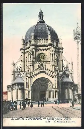 AK Bruxelles-Schaerbeek, Eglise Sainte-Marie