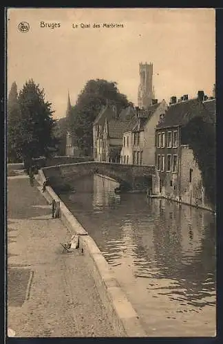 AK Bruges, Le Quai des Marbriers