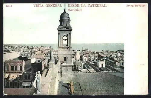 AK Montevideo, Vista General desde la Catedral