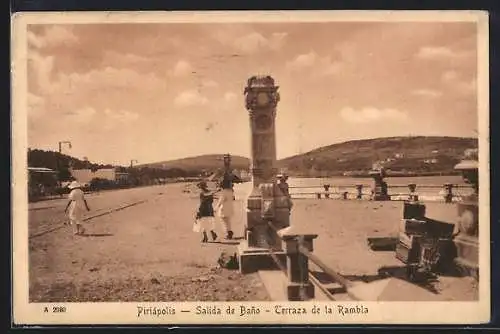 AK Piriápolis, Salida de Bano, Terraza de la Rambla