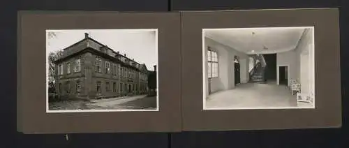 Fotoalbum mit 12 Fotografien, Ansicht Schwäbisch Hall, Volkshochschule Comburg, Innenansicht, Klavierzimmer