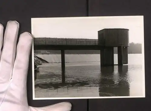 13 Fotografien Dietrich Wild, Idar-Oberstein, Ansicht Idar-Oberstein, Eröffnung Steinbachtalsperre mit Bürgermeister