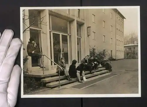 13 Fotografien Dietrich Wild, Idar-Oberstein, Ansicht Idar-Oberstein, Eröffnung Steinbachtalsperre mit Bürgermeister