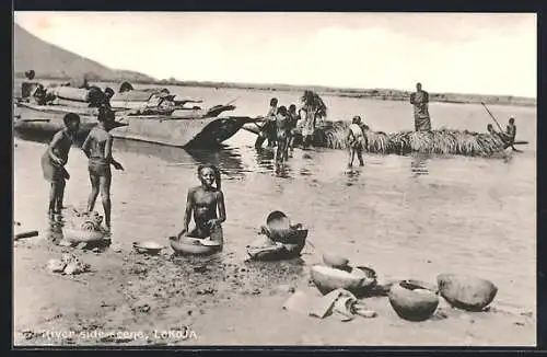 AK Lokoja, River side scene