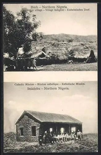 AK Ibieh, Native village, Catholic mission in Imiakebu