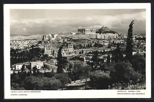 AK Athen, Gesamtansicht der Akropolis