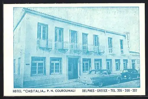 AK Delphes, Hotel Castalia, P. N. Couroumali