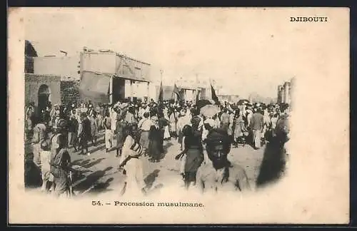 AK Djibouti, Procession musulmane