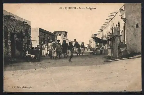 AK Djibouti, Bazars Indigènes