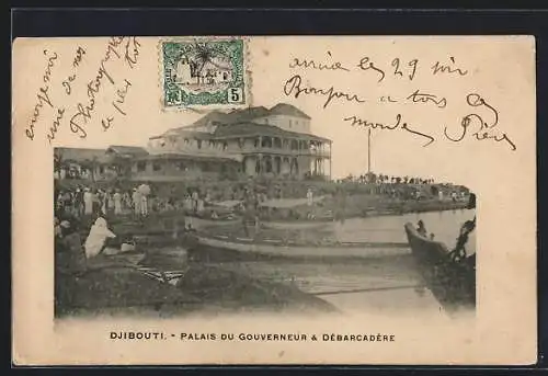 AK Djibouti, Palais du Gouverneur & Débarcadère