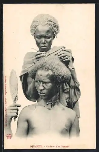 AK Djibouti, Coiffure d`un Somalis