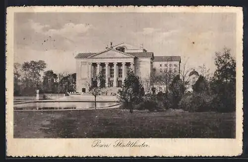 AK Posen, Blick auf das Stadttheater