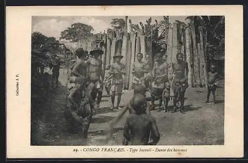 AK Congo, Type bacouli, danse des hommes