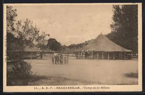 AK Brazzaville, Camp de la Milice