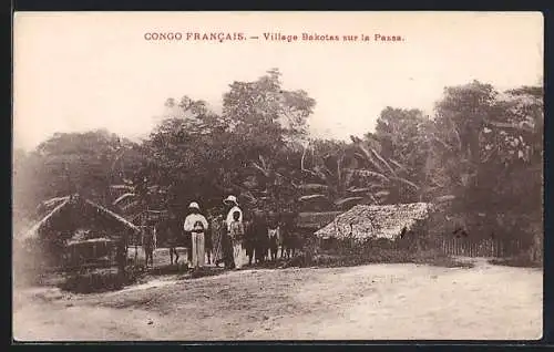 AK Congo, Village Bakotas sur la Passe