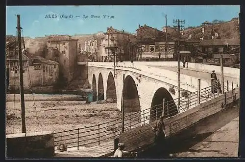 AK Ales /Gard, Le Pont Vieux