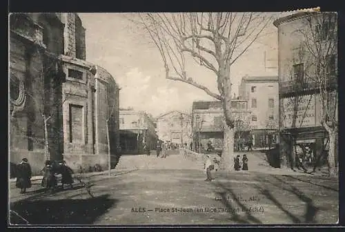 AK Alès, Place St-Jean, en face l`ancien Eveché