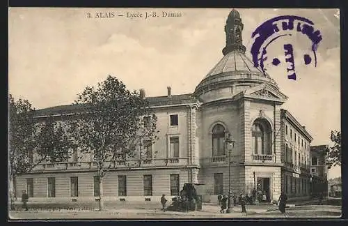 AK Alais, Lycee J.-B.Dumas mit Schülern