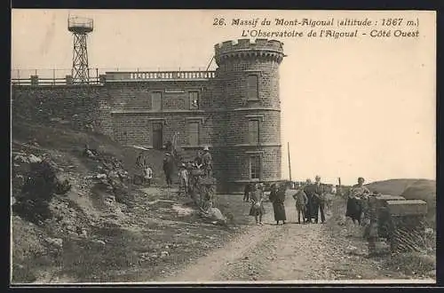 AK Mont-Aigoual, L'Observatoire de l'Aigoual, Cote Ouest