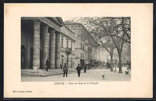 AK Anduze, Plan de Brie et le Temple