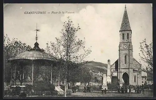 AK Grand` Combe, Place de la Victoire