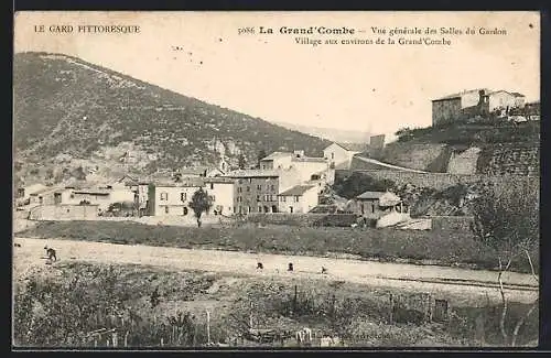 AK La Grand` Combe, Vue générale des Salles du Gardon, Village aux environs de la Grand` Combe