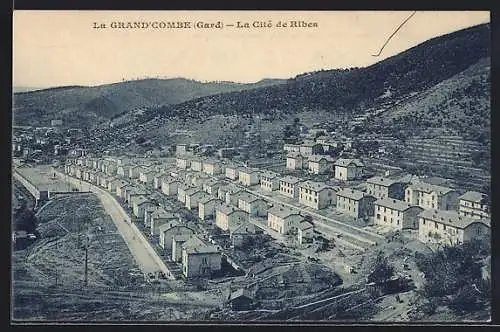 AK Grand Combe, La Cité de Ribes, Ortsansicht