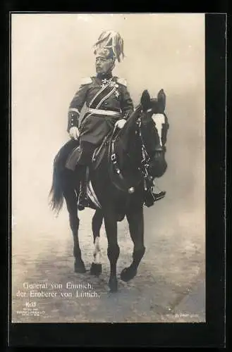 AK Heerführer General von Emmich, Der Eroberer von Lüttich