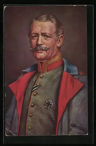 AK Portrait des Heerführers v. Einem