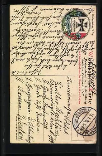 AK Generaloberst v. Kluck in Uniform mit Orden und Eisernem Kreuz