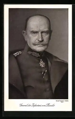 AK General der Infanterie von Beseler, Portrait mit Pour le Mérite