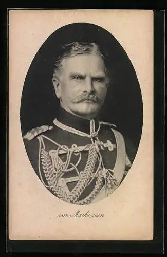 AK Heerführer von Mackensen in seiner Uniform