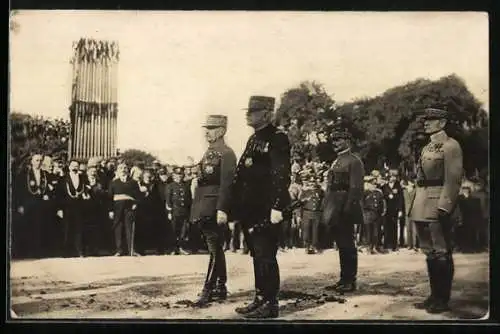 AK Paris, Siegesparade / Fete de la Victoire, General Joffre auf dem Etoileplatz