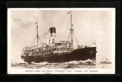 AK Associated Humber Lines Steamer Accrington