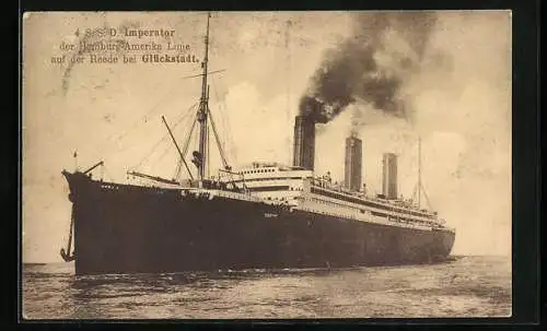 AK Hamburg-Amerika-Linie, Passagierschiff Imperator