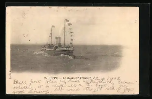 AK Dieppe, Le steamer France