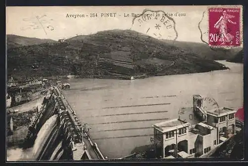 AK Pinet /Aveyron, Le Barrage et la prise d`eau