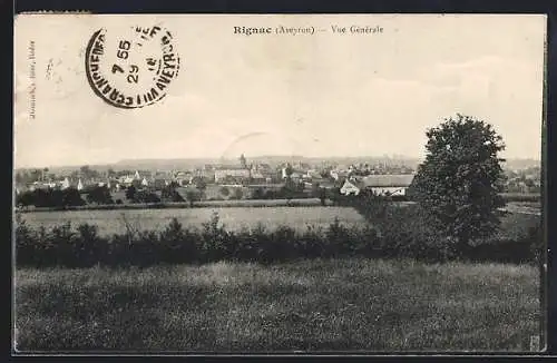 AK Rignac /Aveyron, Vue Générale