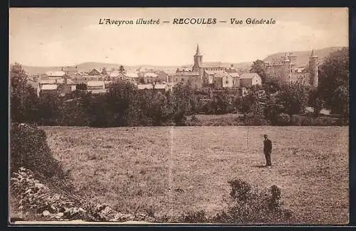 AK Recoules /Aveyron, Vue Générale