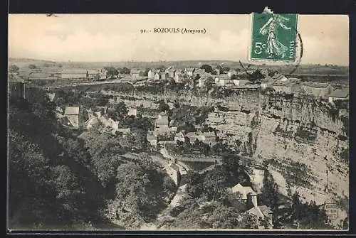 AK Bozouls /Aveyron, Vue panoramique