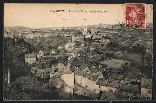 AK Bozouls, Vue de son site pittoresque