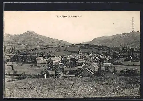 AK Bruéjouls /Aveyron, Vue générale